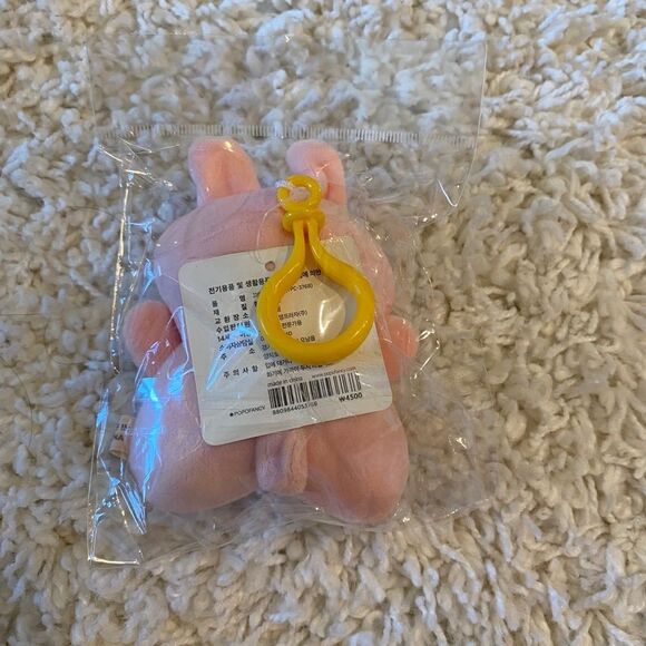 Cute Stuffed Animal Design Bag/Luggage Charm. Pink. OS. Plushie. Kidcore. Easter - Picture 3 of 3